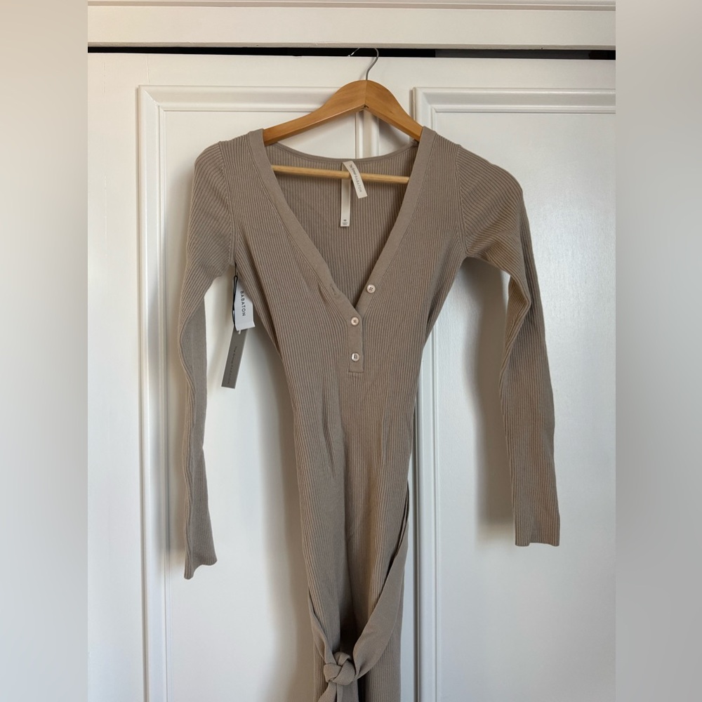 Aritzia Henley Sweater Dress